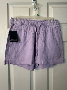 GAP Lavender Drawstring linen Shorts